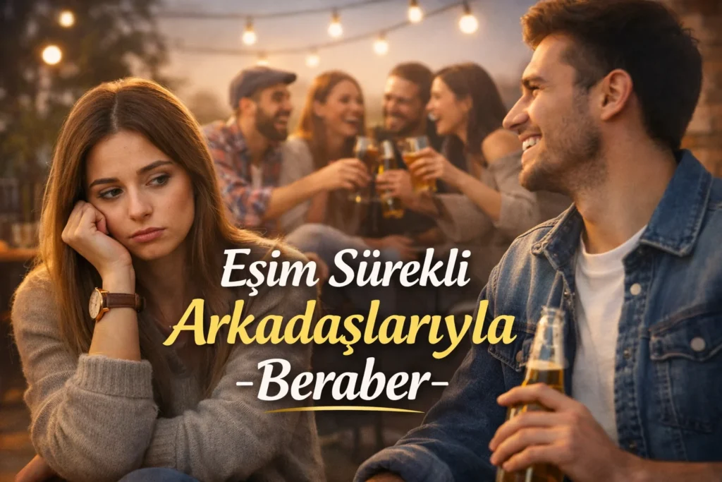 Eşim Sürekli Arkadaşlarıyla Beraber